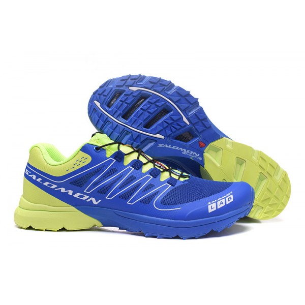 Salomon S-LAB Sense Speed Trail Running Shoes Blue Green,Salomon Lowest Price