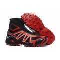 Salomon Snowcross CS Trail Running Shoes Black Red,Online Salomon Discount