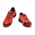 Salomon Speedcross 3 CS Trail Running Shoes Black And Red For Men