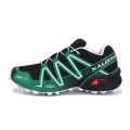 Salomon Speedcross 3 CS Trail Running Shoes Black Green For Men