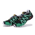 Salomon Speedcross 3 CS Trail Running Shoes Black Green For Men