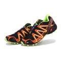 Salomon Speedcross 3 CS Trail Running Shoes Black Orange For Men