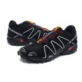 Salomon Speedcross 3 CS Trail Running Shoes Black White Red For Men