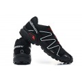 Salomon Speedcross 3 CS Trail Running Shoes Black White Red For Men