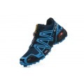Salomon Speedcross 3 CS Trail Running Shoes Blue Black For Men