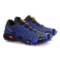 Salomon Speedcross 3 CS Trail Running Shoes Blue Grey For Men