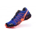 Salomon Speedcross 3 CS Trail Running Shoes Blue Orange For Men