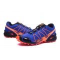 Salomon Speedcross 3 CS Trail Running Shoes Blue Orange For Men