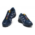 Salomon Speedcross 3 CS Trail Running Shoes Blue White For Men