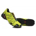 Salomon Speedcross 3 CS Trail Running Shoes Fluorescent Green Black For Men