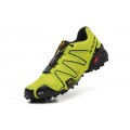 Salomon Speedcross 3 CS Trail Running Shoes Fluorescent Green Black For Men