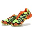 Salomon Speedcross 3 CS Trail Running Shoes Fluorescent Green Orange For Men