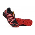 Salomon Speedcross 3 CS Trail Running Shoes Red Black For Men