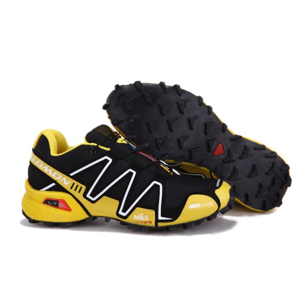 Salomon Speedcross 3 CS Trail Running Shoes Yellow Black For Men