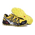 Salomon Speedcross 3 CS Trail Running Shoes Yellow Silver For Men