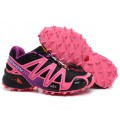 Salomon Speedcross 3 CS Trail Running Shoes Black Pink For Women