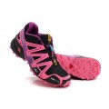 Salomon Speedcross 3 CS Trail Running Shoes Black Pink For Women