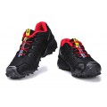 Salomon Speedcross 3 CS Trail Running Shoes Black Red For Women