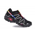 Salomon Speedcross 3 CS Trail Running Shoes Black Silver For Women