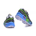 Salomon Speedcross 3 CS Trail Running Shoes Gray Blue For Women