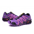 Salomon Speedcross 3 CS Trail Running Shoes Purple Orange For Women