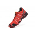 Salomon Speedcross 3 CS Trail Running Shoes Red Black For Women