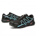Salomon Speedcross 4 Trail Running Shoes Black Blue For Men