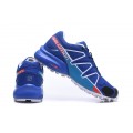 Salomon Speedcross 4 Trail Running Shoes Blue Blue For Men