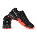 Men's Salomon Speedcross 4 Trail Running Shoes In Orange Black