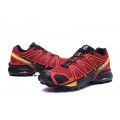 Salomon Speedcross 4 Trail Running Shoes Red Black For Men