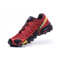 Salomon Speedcross 4 Trail Running Shoes Red Black For Men