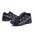 Salomon Speedcross 4 Trail Running Shoes Black White For Women