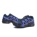 Salomon Speedcross 4 Trail Running Shoes Blue Purple For Women