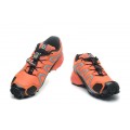 Salomon Speedcross 4 Trail Running Shoes Orange Black For Women
