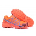 Salomon Speedcross 4 Trail Running Shoes Orange Wine For Women