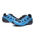 Salomon Speedcross 5 GTX Trail Running Shoes Black Blue,Salomon USA Sale