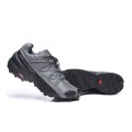 Salomon Speedcross 5 GTX Trail Running Shoes Gray Black,Shop Salomon Online UK