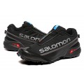 Men's Salomon Speedcross 5M Running Shoes In Black Gray