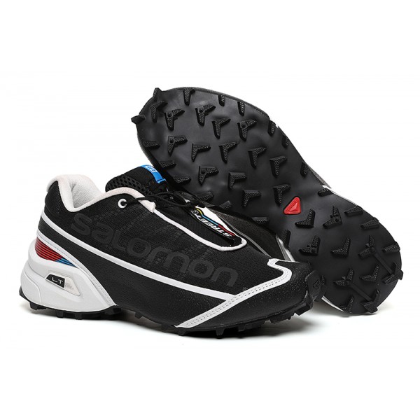 Men's Salomon Speedcross 5M Running Shoes In Black White