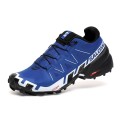 Men's Salomon Speedcross 6 Trail Running Shoes In Blue White
