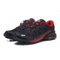 Salomon Speedcross Pro 2 Trail Running Shoes Black Red For Men