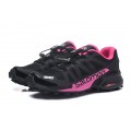 Salomon Speedcross Pro 2 Trail Running Shoes Black Rose Red For Women