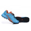 Salomon Speedcross Pro 2 Trail Running Shoes Lack Blue Orange For Women