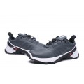 Men's Salomon Supercross Trail Running Shoes In Gray