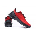 Men's Salomon Supercross Trail Running Shoes In Red