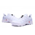 Men's Salomon Supercross Trail Running Shoes In White