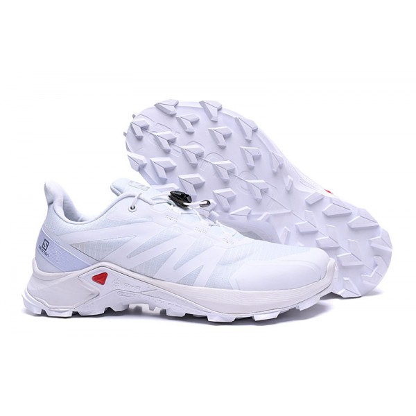 Men's Salomon Supercross Trail Running Shoes In White