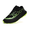 Men's Salomon Ultra Glide Trail Running Shoes In Black Fluorescent Green