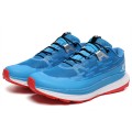 Men's Salomon Ultra Glide Trail Running Shoes In Blue White Red