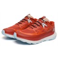 Men's Salomon Ultra Glide Trail Running Shoes In Red White
